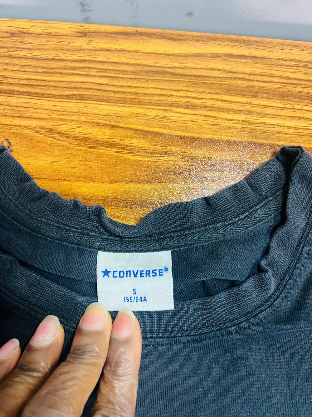 Converse Black Short Sleeve Tee